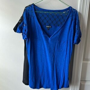 Express Tee Bundle 2 Shirts Lace Detailing